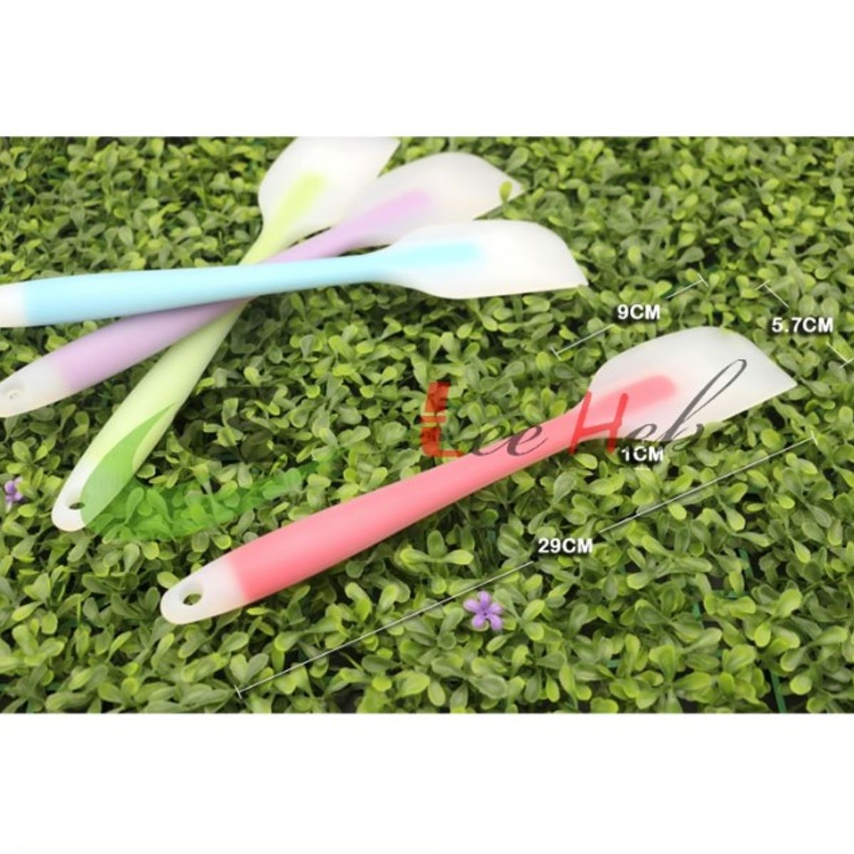 GENERICO - Mezquino Mezclador Espatula Silicona Reposteria 29Cm Surtidos