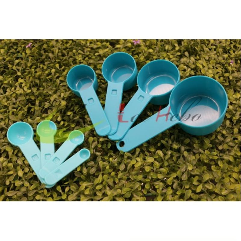 GENERICO - 8 Cucharas Medidoras Cocina Repostería Medida Tazas Hogar