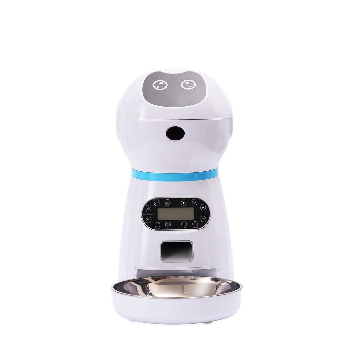 SOHOGAR - Robot dispensador automático de alimento para perros y gatos