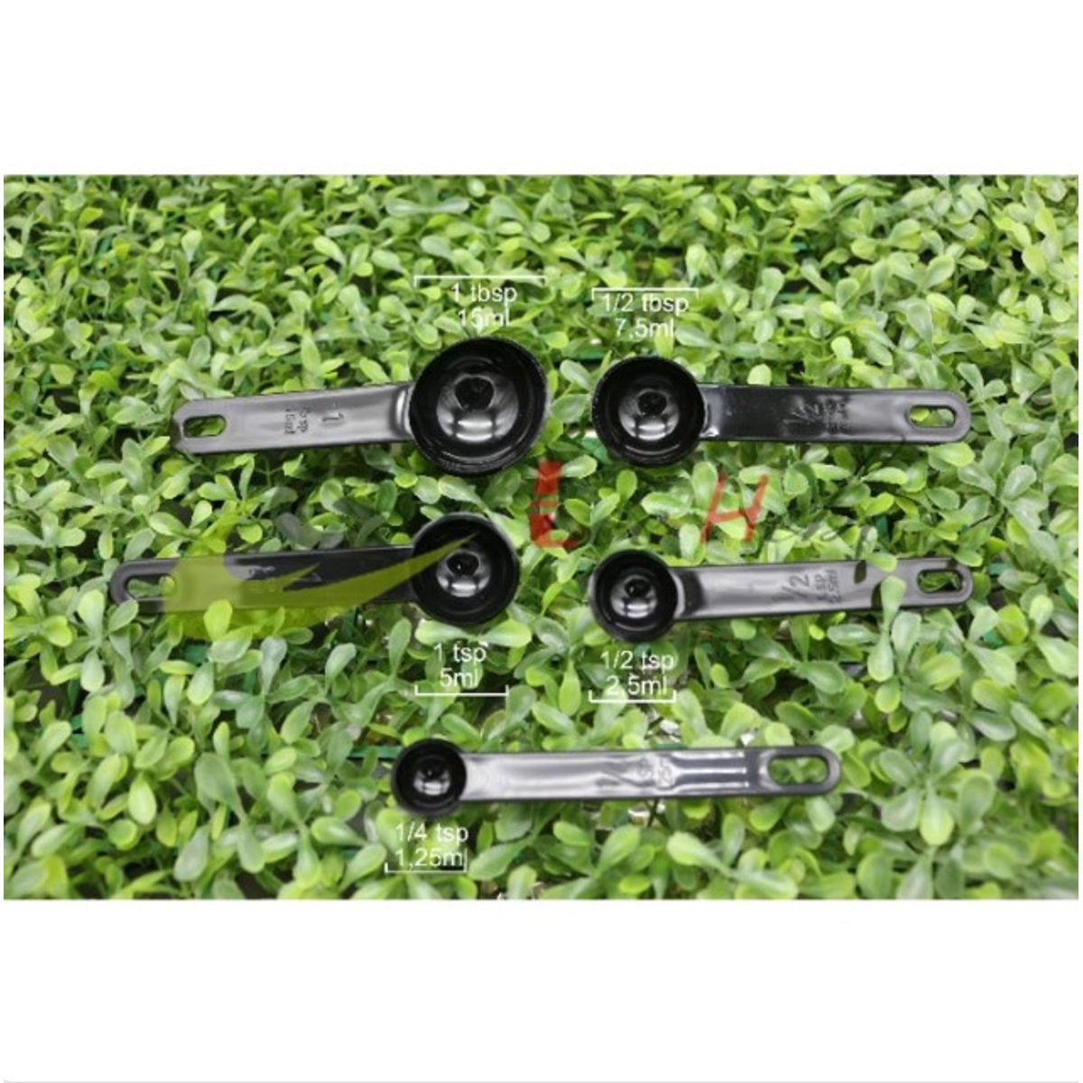 GENERICO - Mini Cucharas Medidoras 5 Piezas Reposteria Cocina