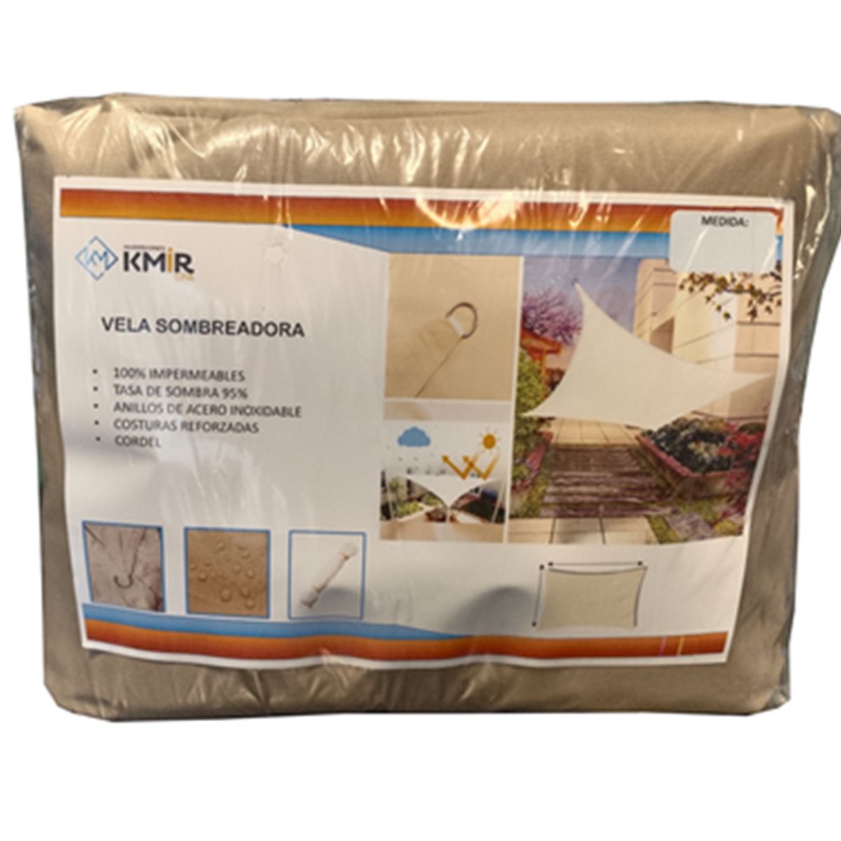 GENERICO - Vela Sombreadora 2x3 100%Impermeable