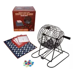 GENERICO - Juego Bingo Tombola Metalica De Lujo Diveresion Asegurada