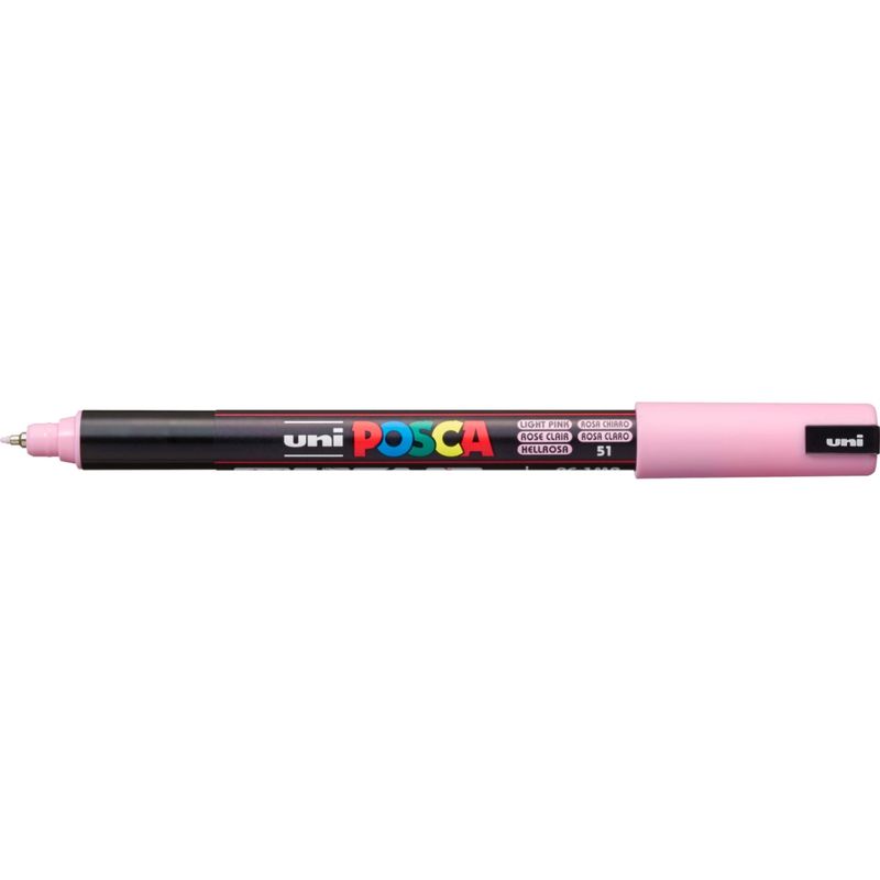 MITSUBISHI - Lapiz Posca Pc-1mr Rosa Claro Punta Fina 07mm