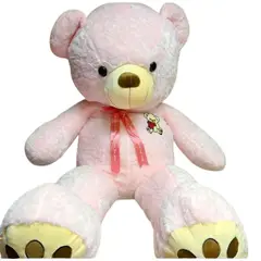GENERICO - Oso de Peluche Gigante Rosa 160 Cm Gigante