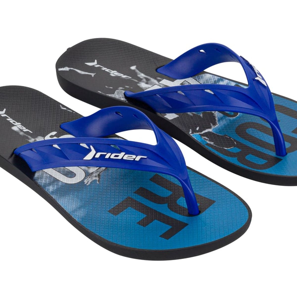 RIDER - Sandalia Hombre Negro/Azul Street Rider