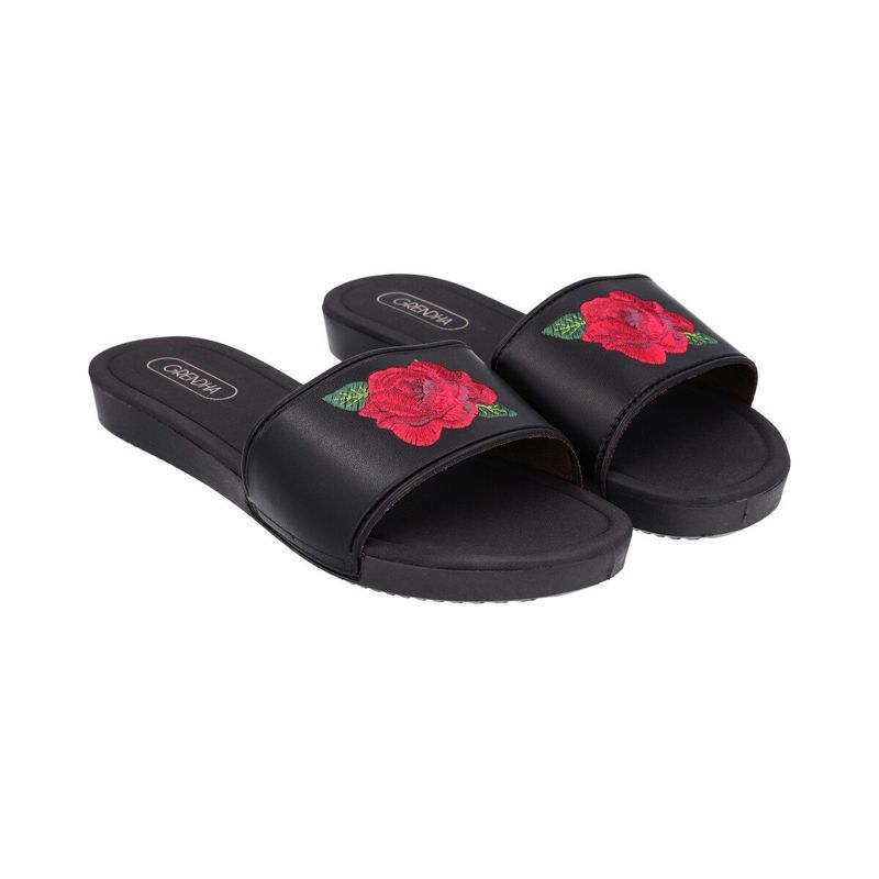 GRENDHA - Sandalia Flower Negro  Grendha