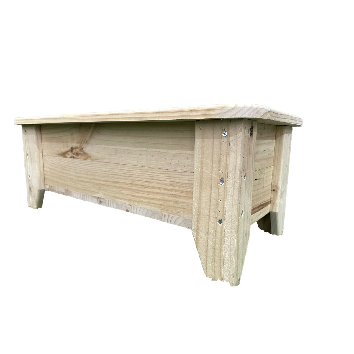 GENERICO - Macetero O Jardinera De Madera en bruto 80x35x30