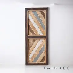 TAIKKEE - PUERTA RUSTICA TIPO GRANERO COLORES VINTAGE 210 X 90