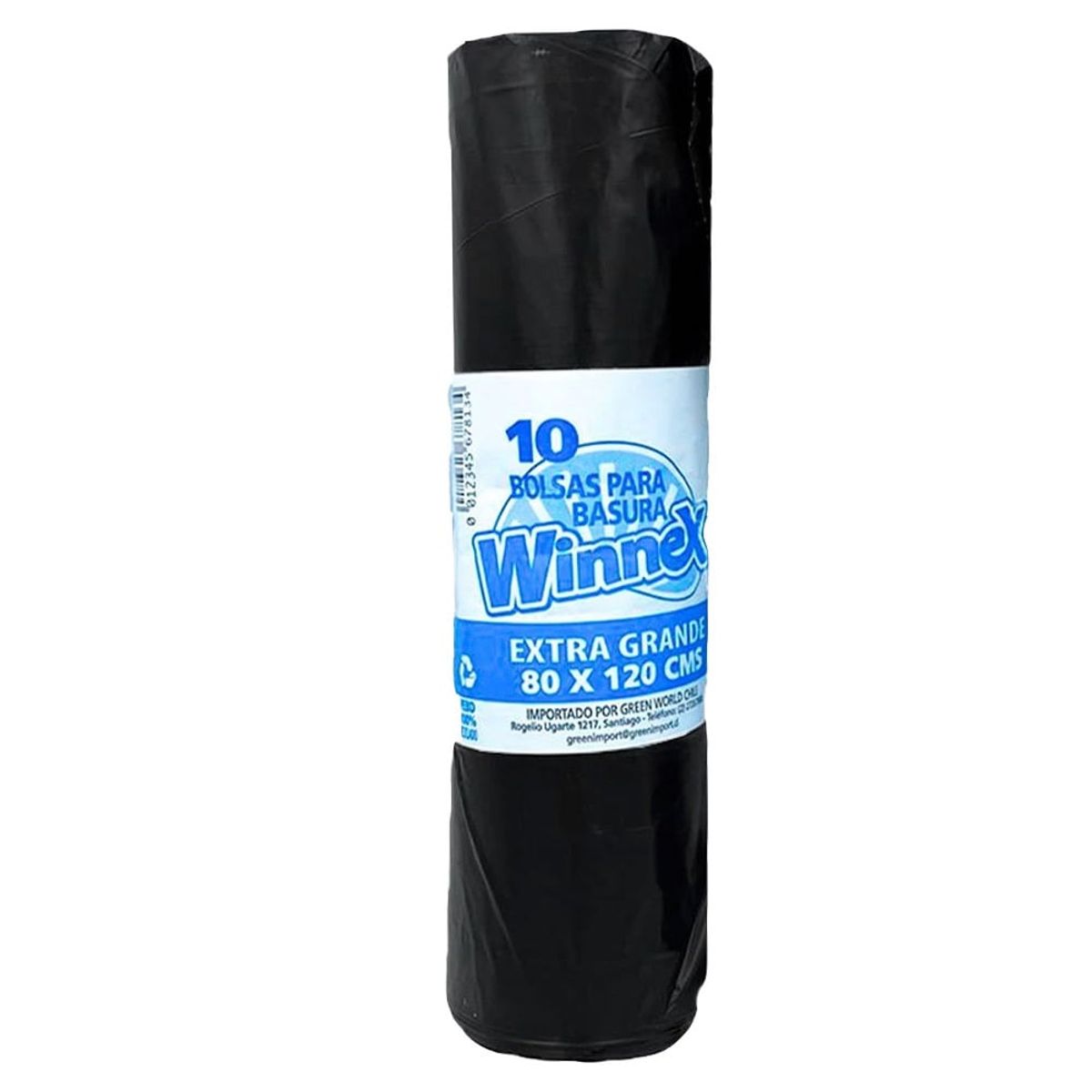 GENERICO - Caja Bolsa De Basura Pequeña - 80x120 Cms - 200 Uds - Winnex