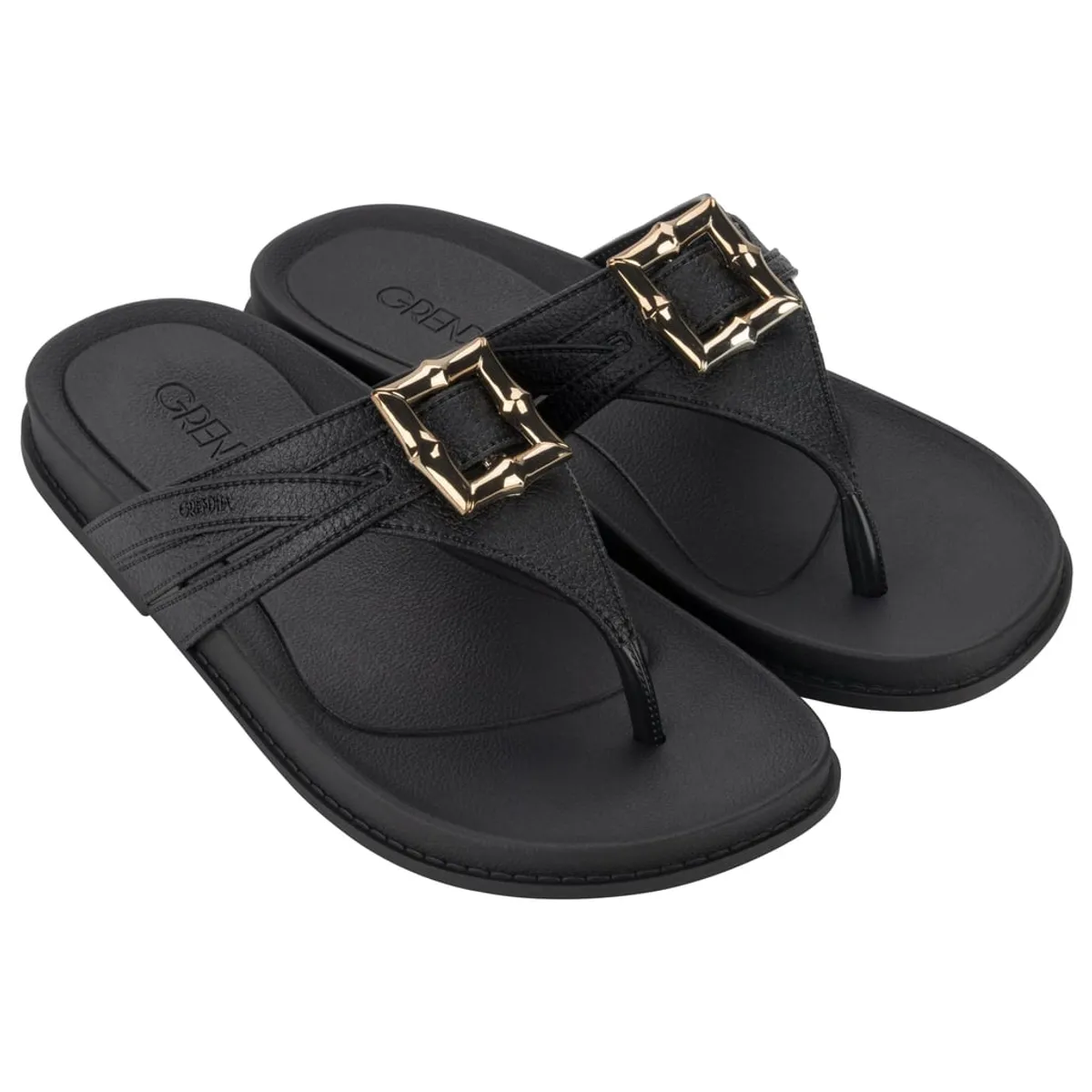 GRENDHA - Sandalia Mujer Negro Abracar Grendha