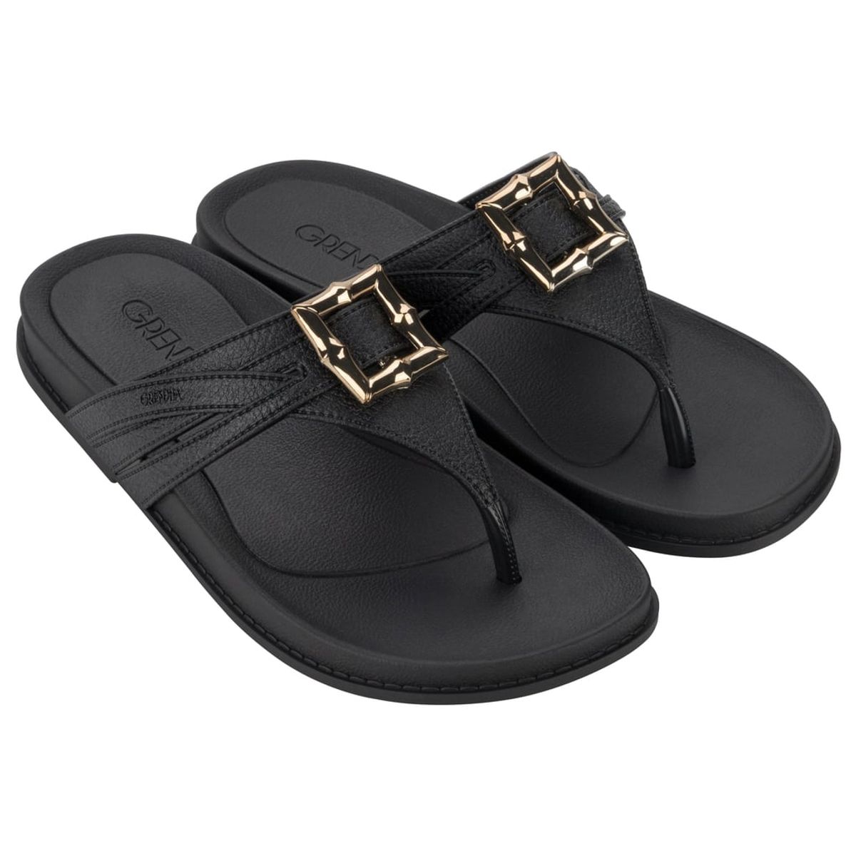 GRENDHA - Sandalia Mujer Negro Abracar Grendha