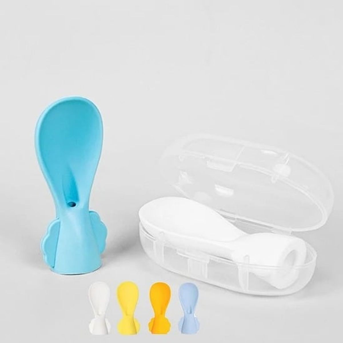 GENERICO - Cuchara silicona de bolsas comida para bebés