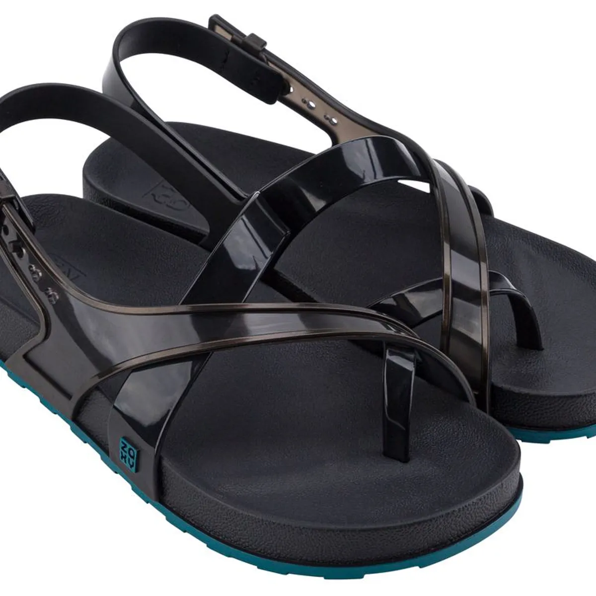 ZAXY - Sandalia Mujer Negro Nostalgia Ad 347 Zaxy