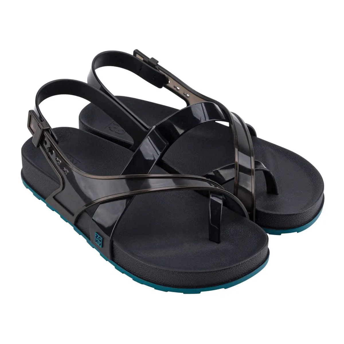 ZAXY - Sandalia Mujer Negro Nostalgia Ad 347 Zaxy