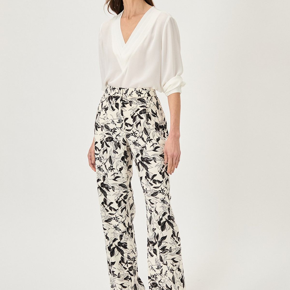 MA GRIFFE - Pantalon Negro Mujer Magriffe