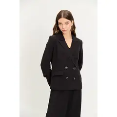 IO - Blazer Liso Negro