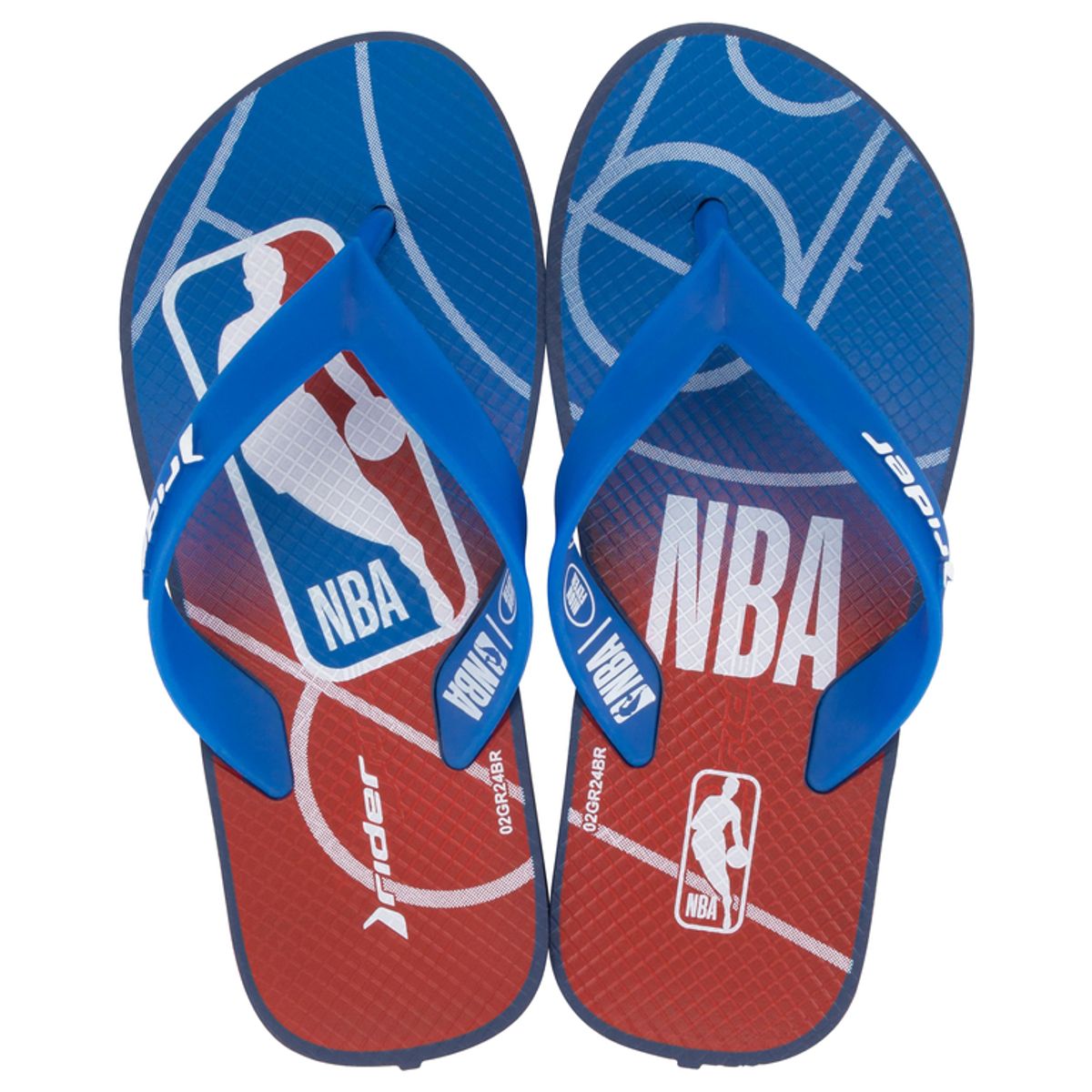 RIDER - Sandalia Niño Azul/Rojo  NBA Feel