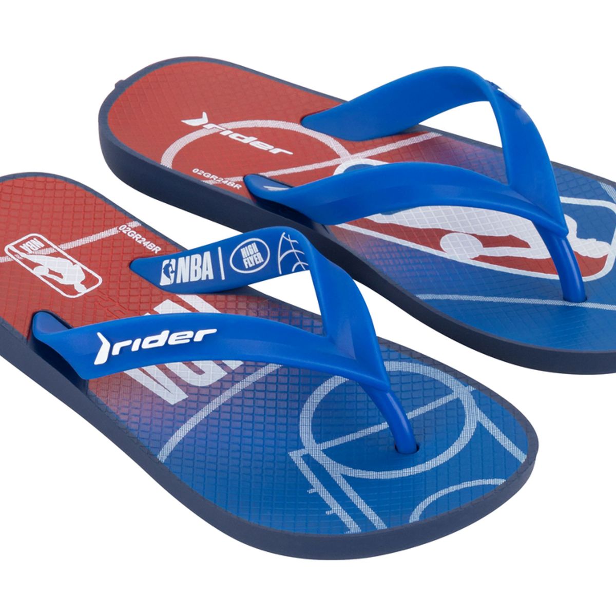 RIDER - Sandalia Niño Azul/Rojo  NBA Feel