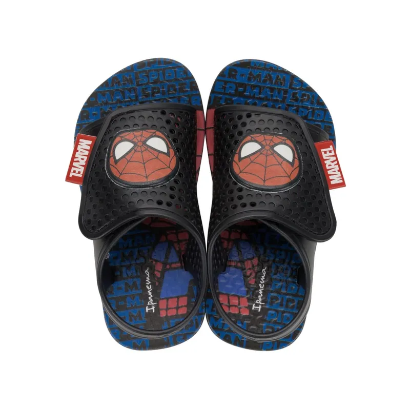 IPANEMA - Sandalia Bebé Negro/Rojo Marvel  Ipanema