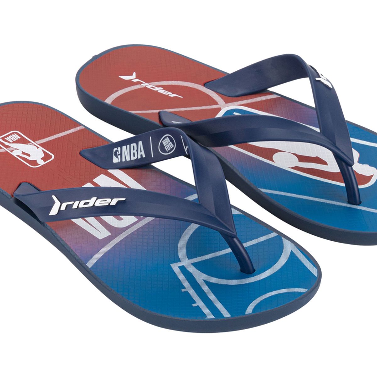 RIDER - Sandalia Hombre Azul/Rojo Feel NBA