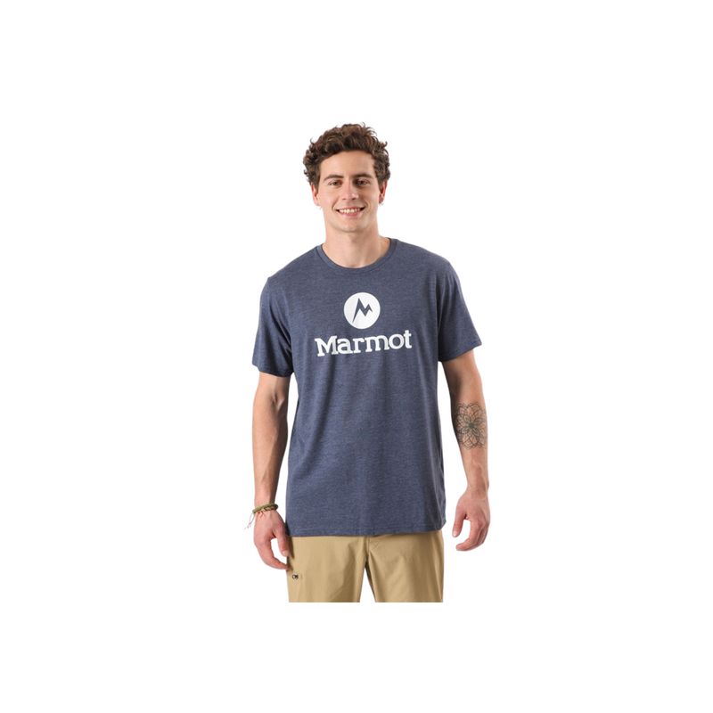MARMOT - Polera Hombre Marmot Circle Logo Tee