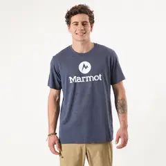 MARMOT - Polera Hombre Circle Logo Tee