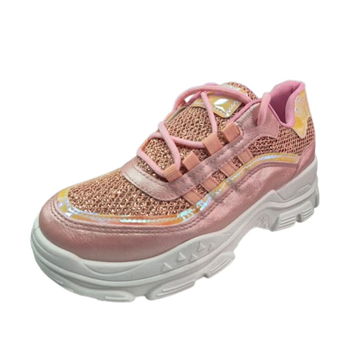 VINNYS OUTLET - Zapatilla Urbana Brillante Mujer Rosado