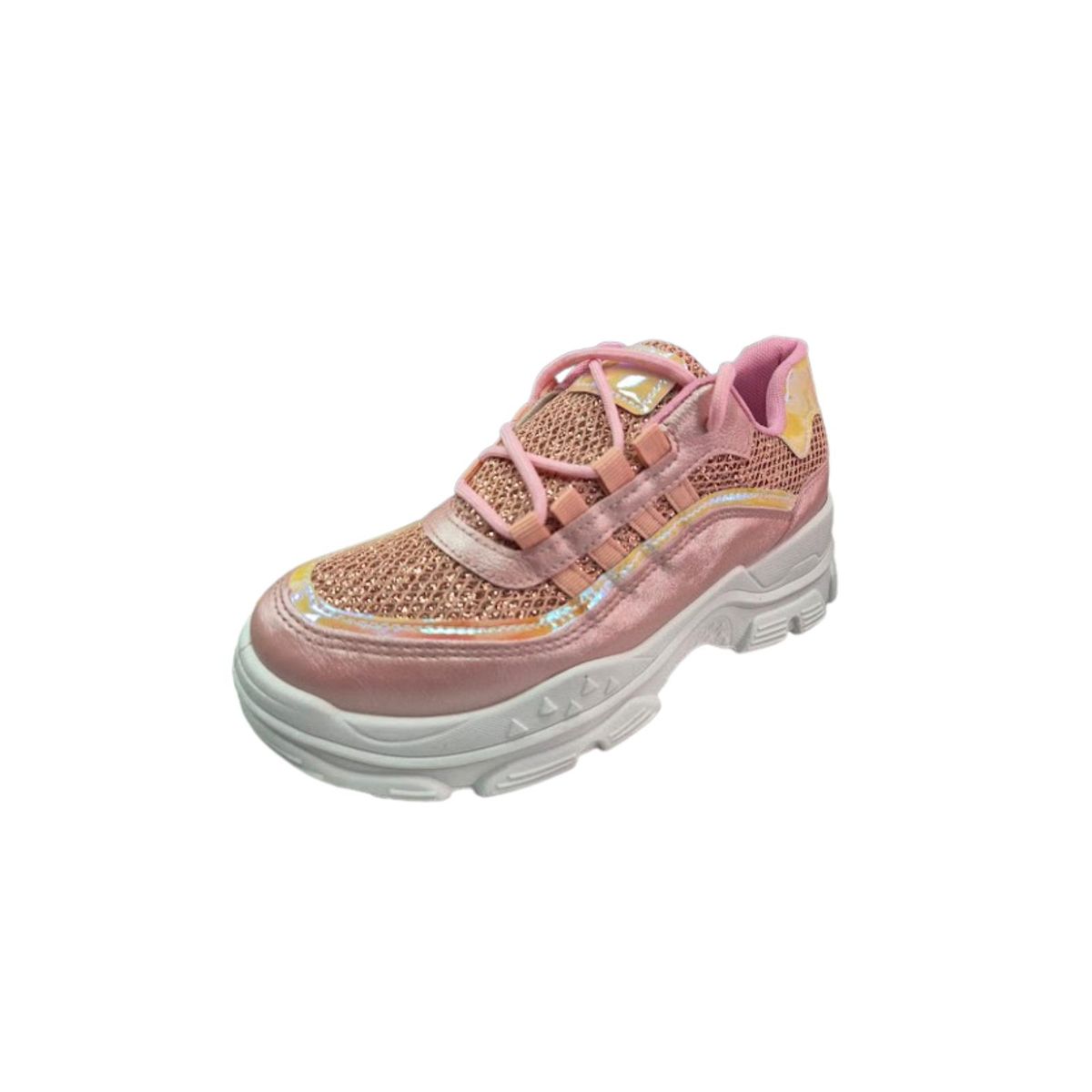 VINNYS OUTLET - Zapatilla Urbana Brillante Mujer Rosado