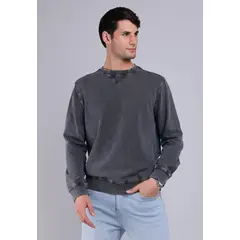 SOVIET - Poleron Cuello Redondo Stone Wash