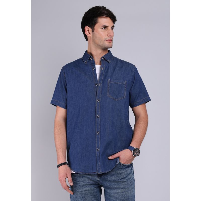 SOVIET - Camisa Denim Manga Corta Soviet SOVIET