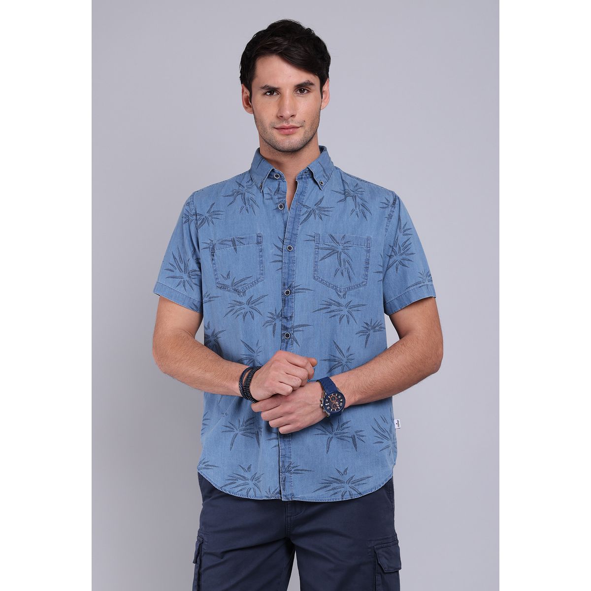 SOVIET - Camisa Denim Manga Corta Soviet SOVIET