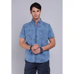 SOVIET - Camisa Denim Manga Corta