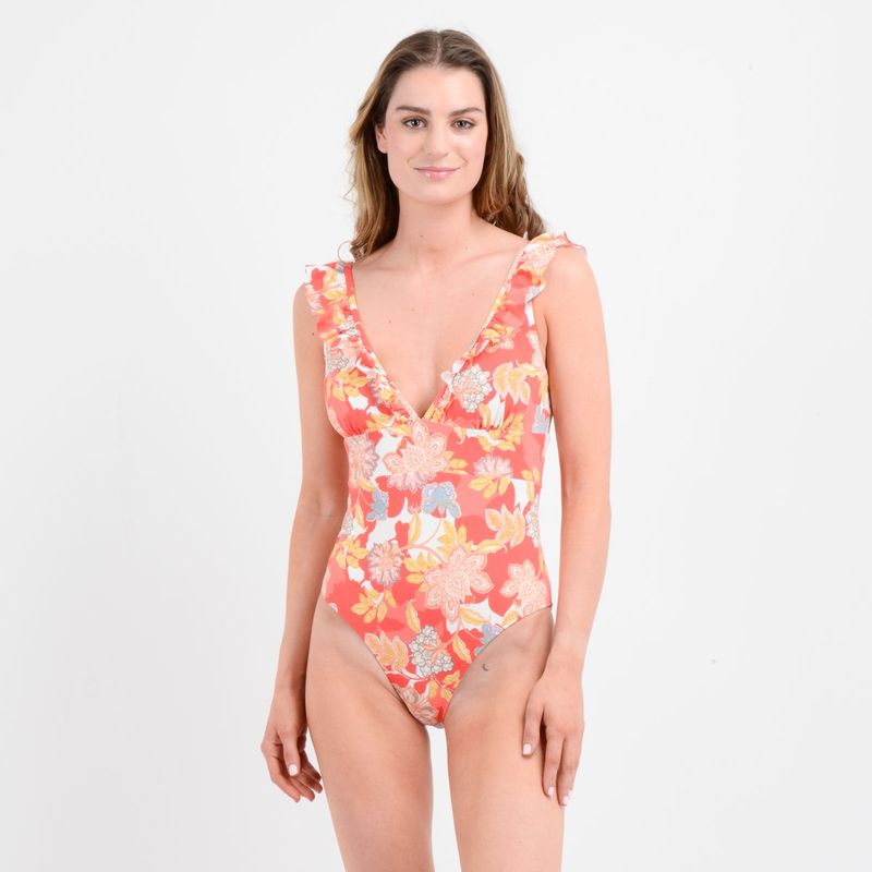 O'NEILL - TRAJE DE BAÑO ENTERO ANTALYA SWIM  ROJO_.