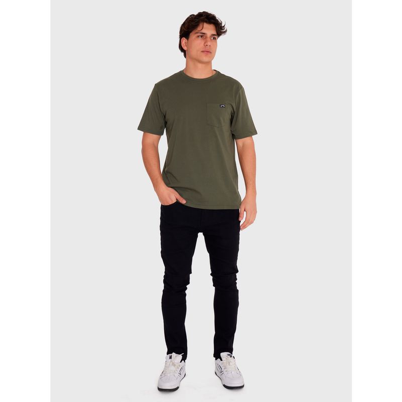 BILLABONG - Polera Hombre Essential Pocket Verde BILLABONG
