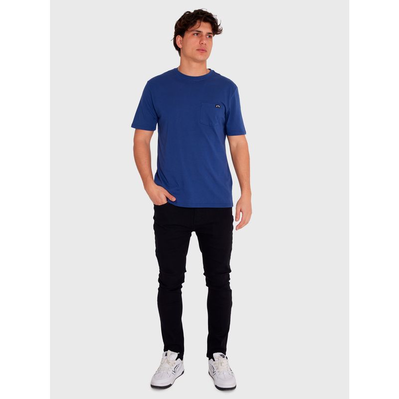 BILLABONG - Polera Hombre Essential Pocket Azul BILLABONG
