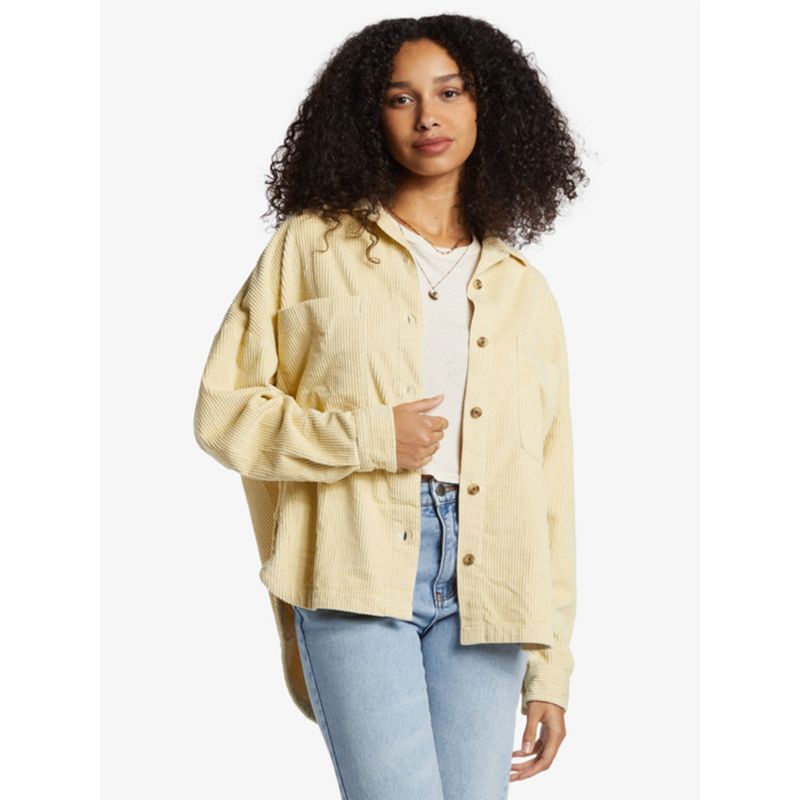 BILLABONG - Blusa Mujer Stoked On You Amarilla BILLABONG