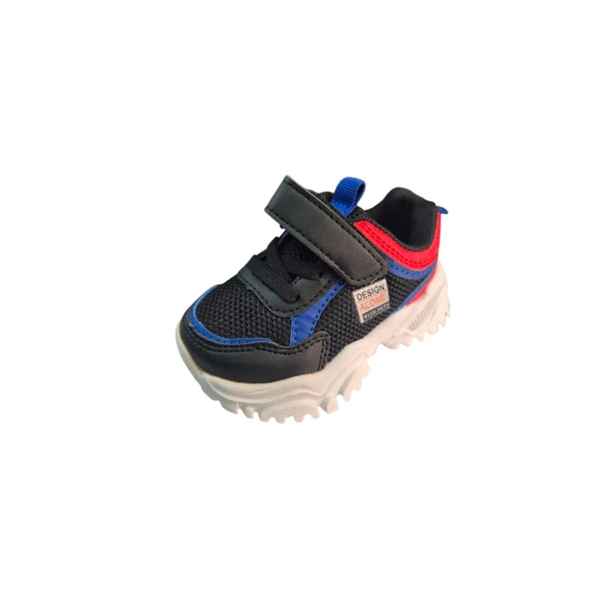 VINNYS OUTLET - Zapatilla Urbana Niño Negro Velcro