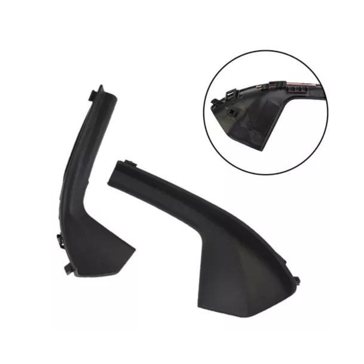 GENERICO - Par Molduras Parabrisas Compatible Con Nissan Tiida 2007-12