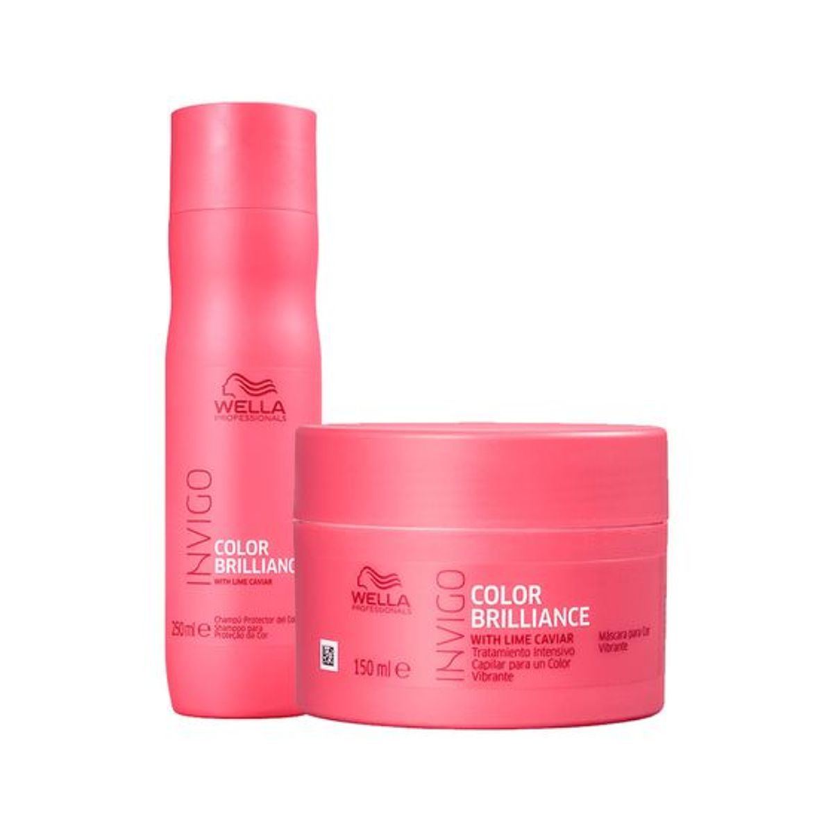WELLA - Shampoo y Mascara Brilliance Enrich Wella 250 y 150 ml