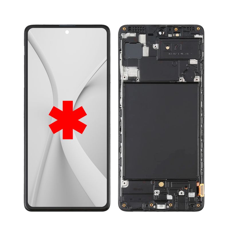 GENERICO - Pantalla Compatible con Samsung Galaxy A71 Oled Calidad Premium