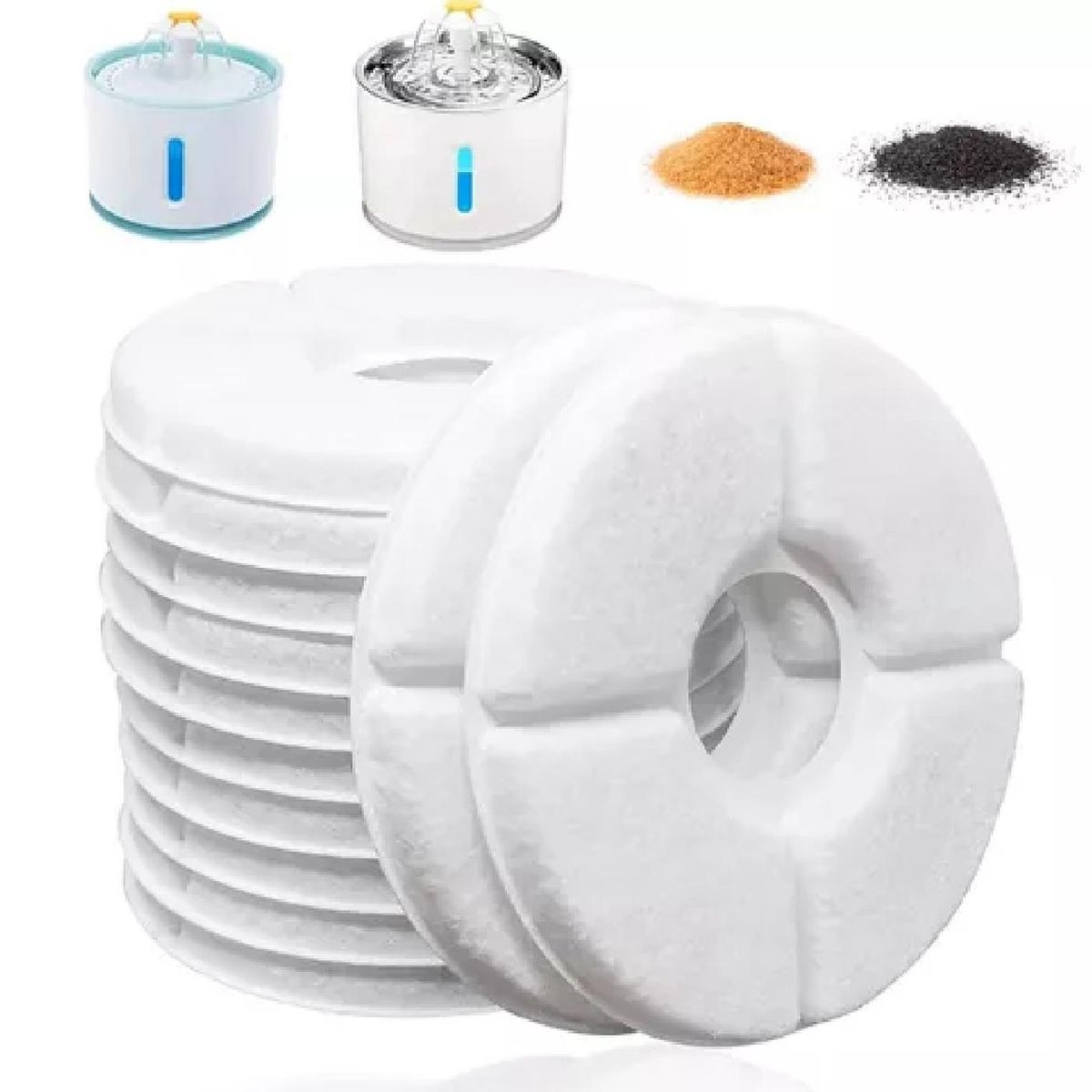 BUEN AMIGO - Fuente de Agua USB para Mascotas  2.4L Hidratación Continua