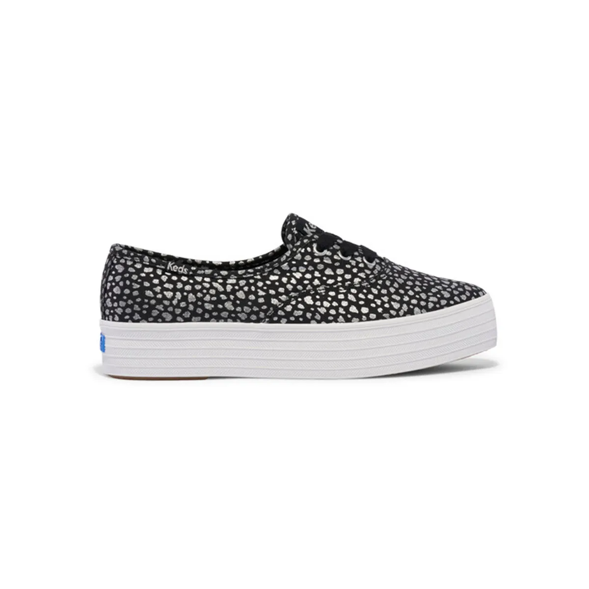 KEDS - Zapatilla Negra Mujer Point Canvas KEDS