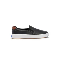 KEDS - Zapatilla Cuero Negra Mujer Pursuit Slip