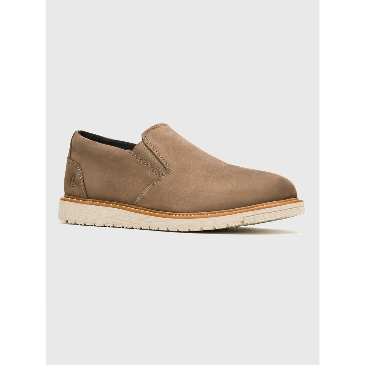 HUSH PUPPIES - Zapatilla Cuero Café Hombre Jenson Slip HUSH PUPPIES