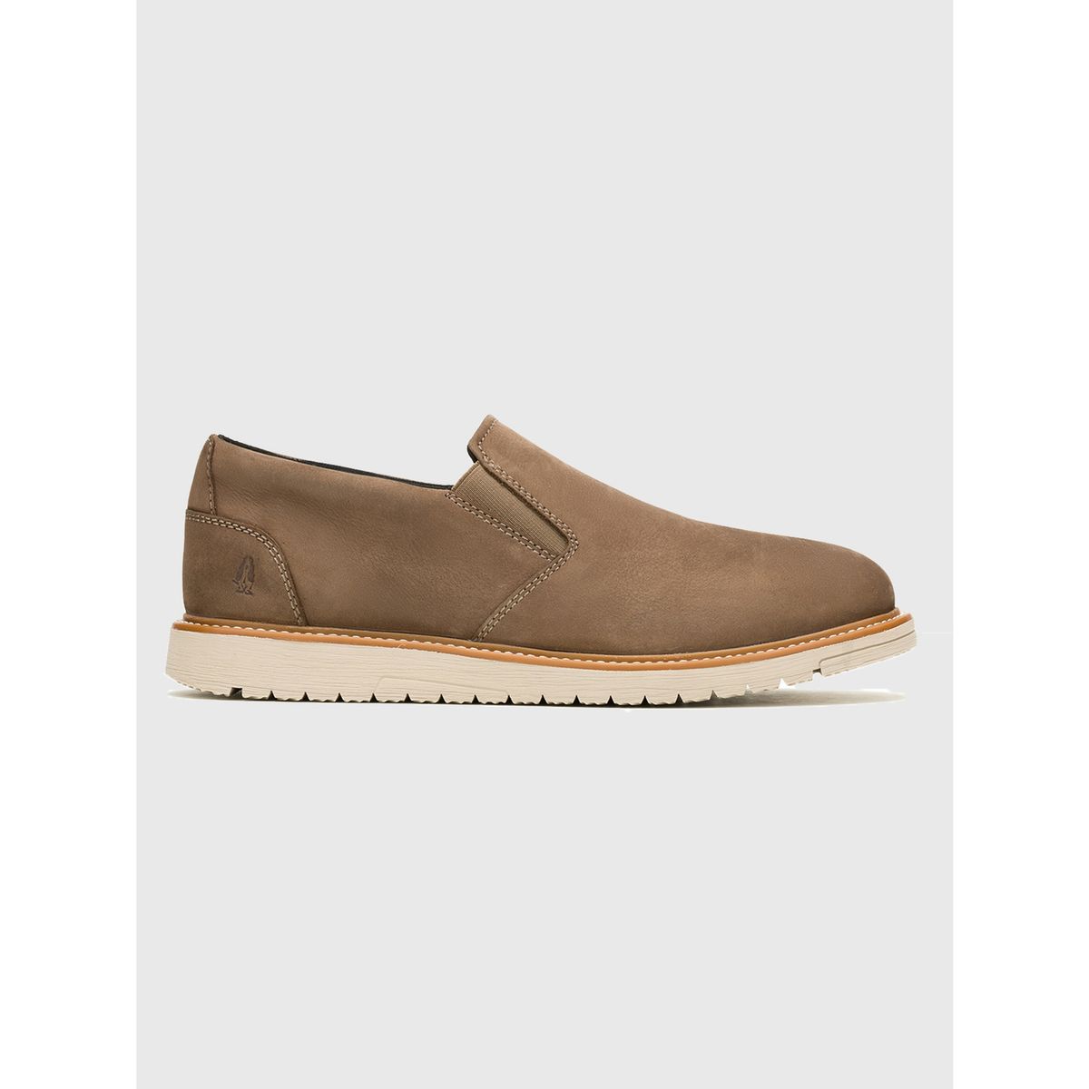 HUSH PUPPIES - Zapatilla Cuero Café Hombre Jenson Slip HUSH PUPPIES