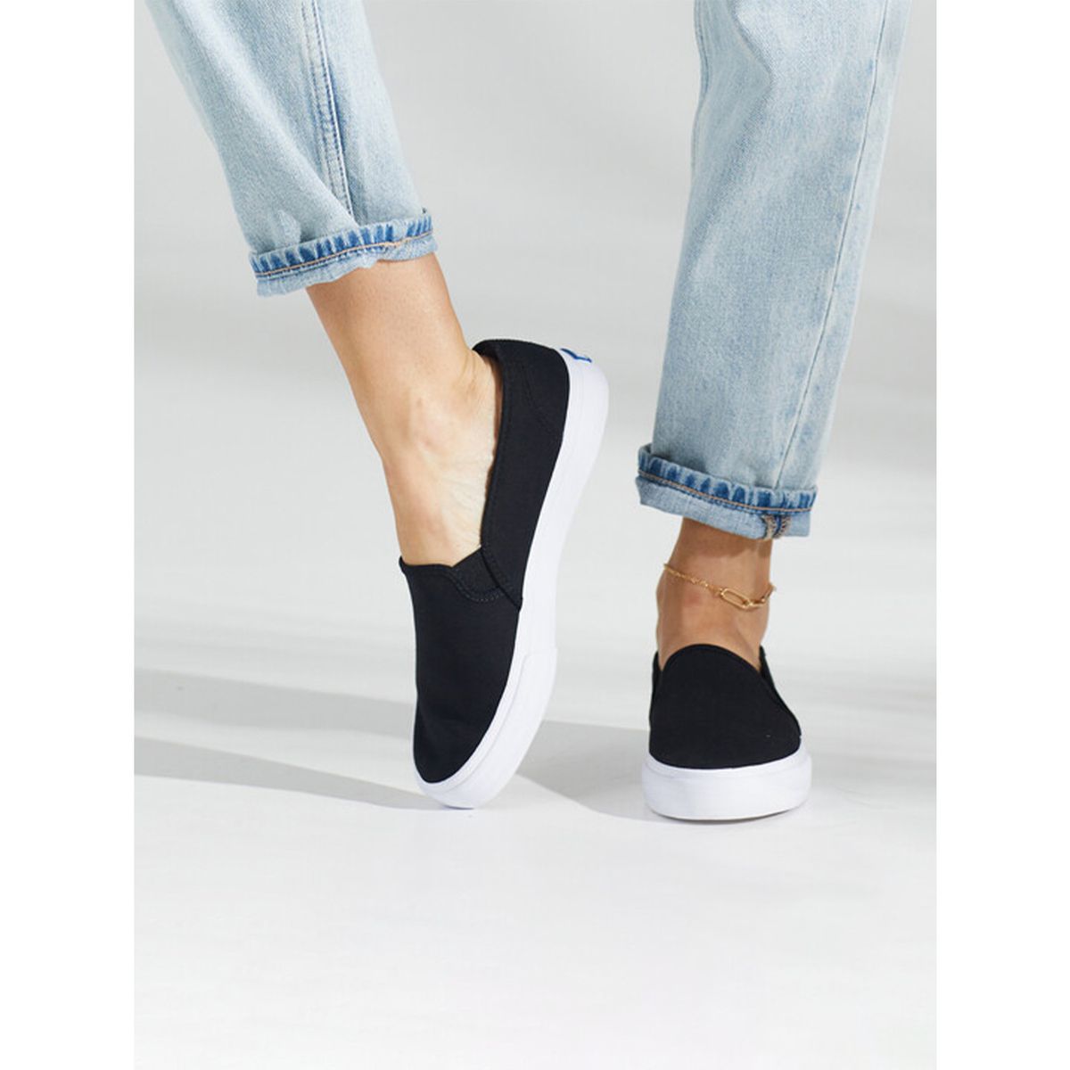 KEDS - Zapatilla Negra Mujer Double Decker KEDS