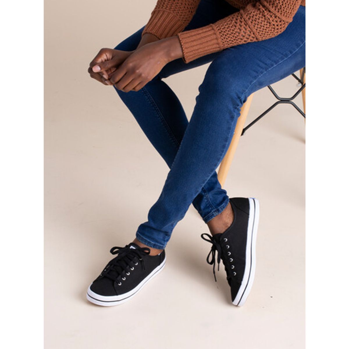 KEDS - Zapatilla Negra Mujer Kickstart Seasonal S KEDS
