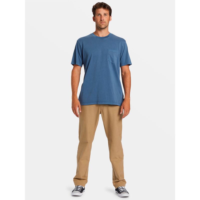 BILLABONG - Polera Hombre Essential Thermal Azul BILLABONG