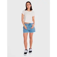 BILLABONG - Polera Mujer Essential Crop Blanca