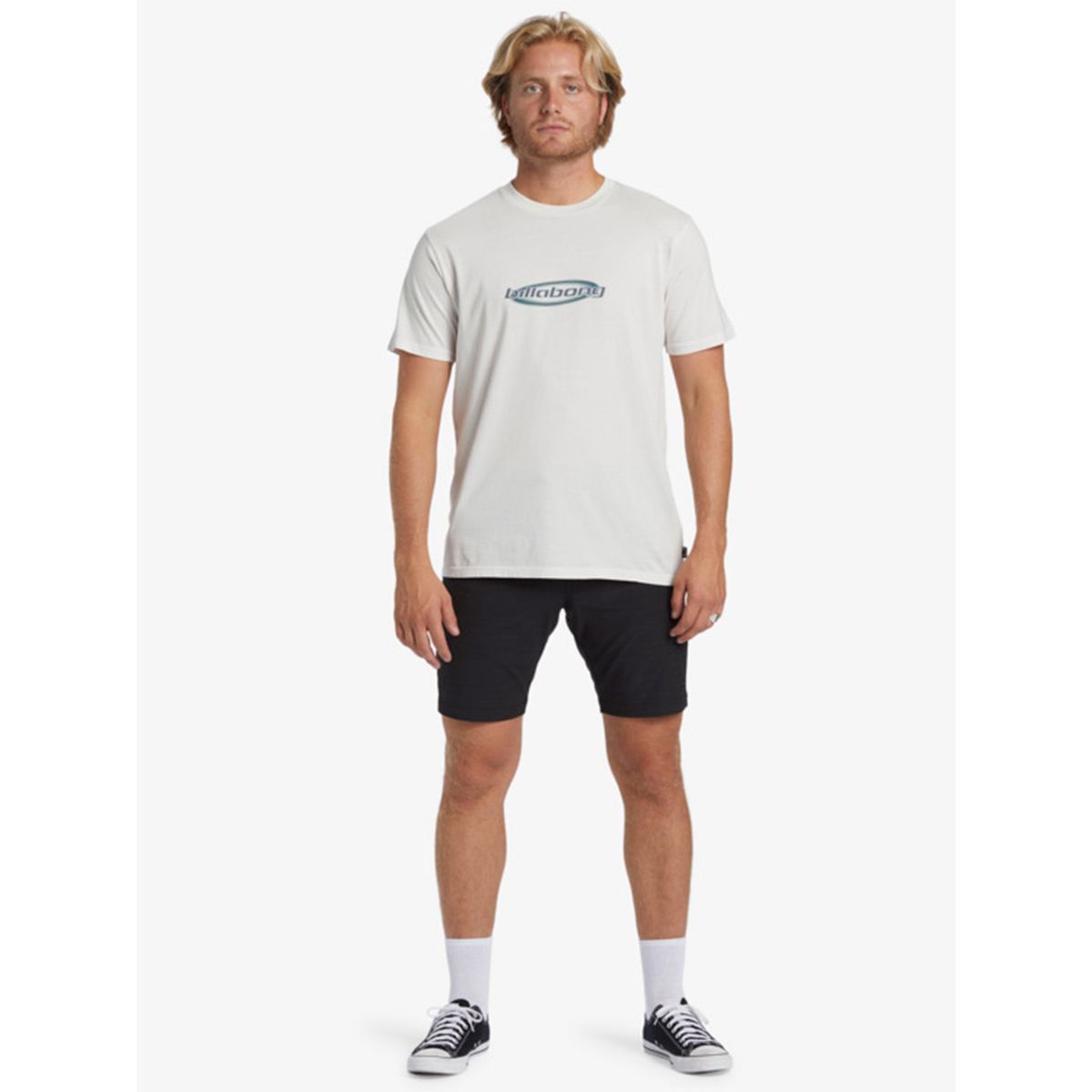 BILLABONG - Polera Hombre Throwback Blanca BILLABONG